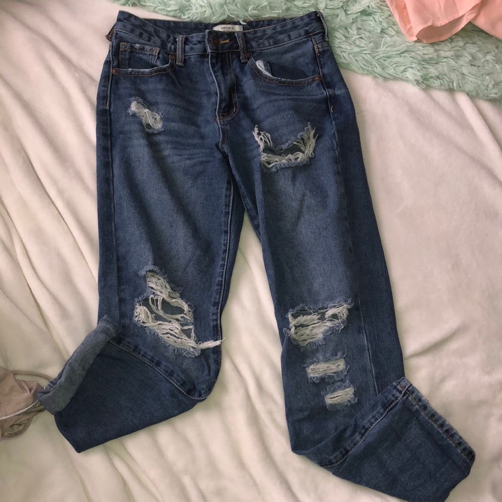 forever 21 mom jean